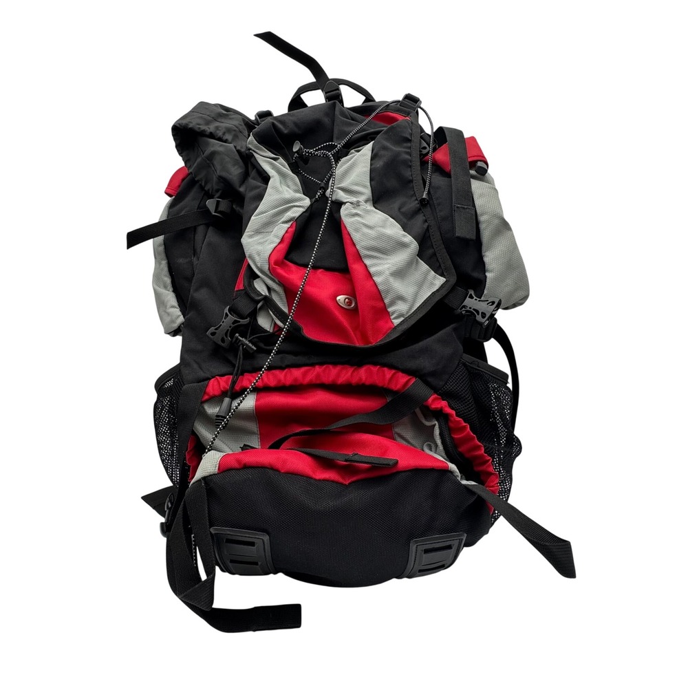 Wenger Swiss Gear Hiking Camping Travel Backpack Red‎ Gray Black